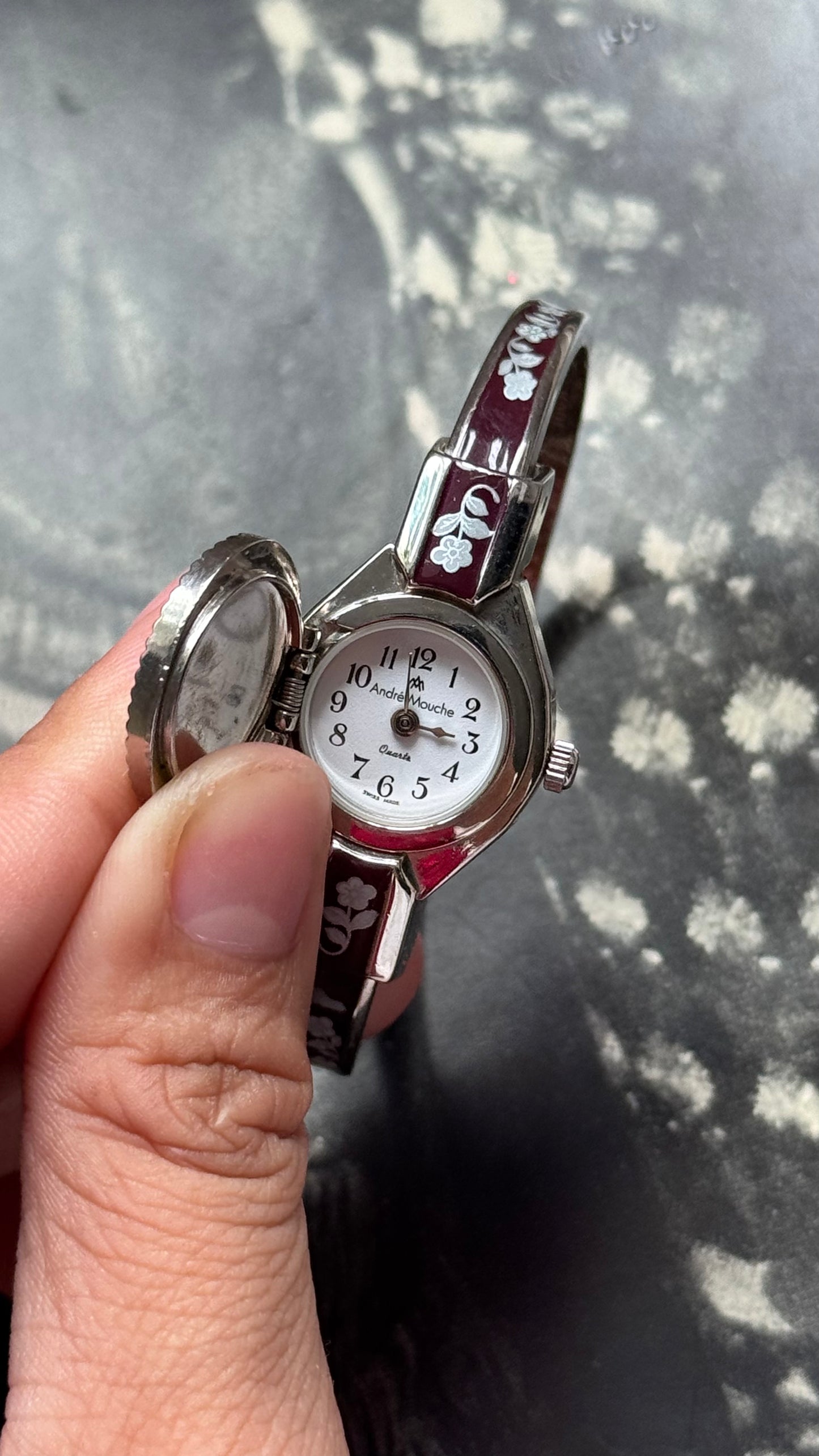 André Mouche Peekaboo vintage watch - rare color