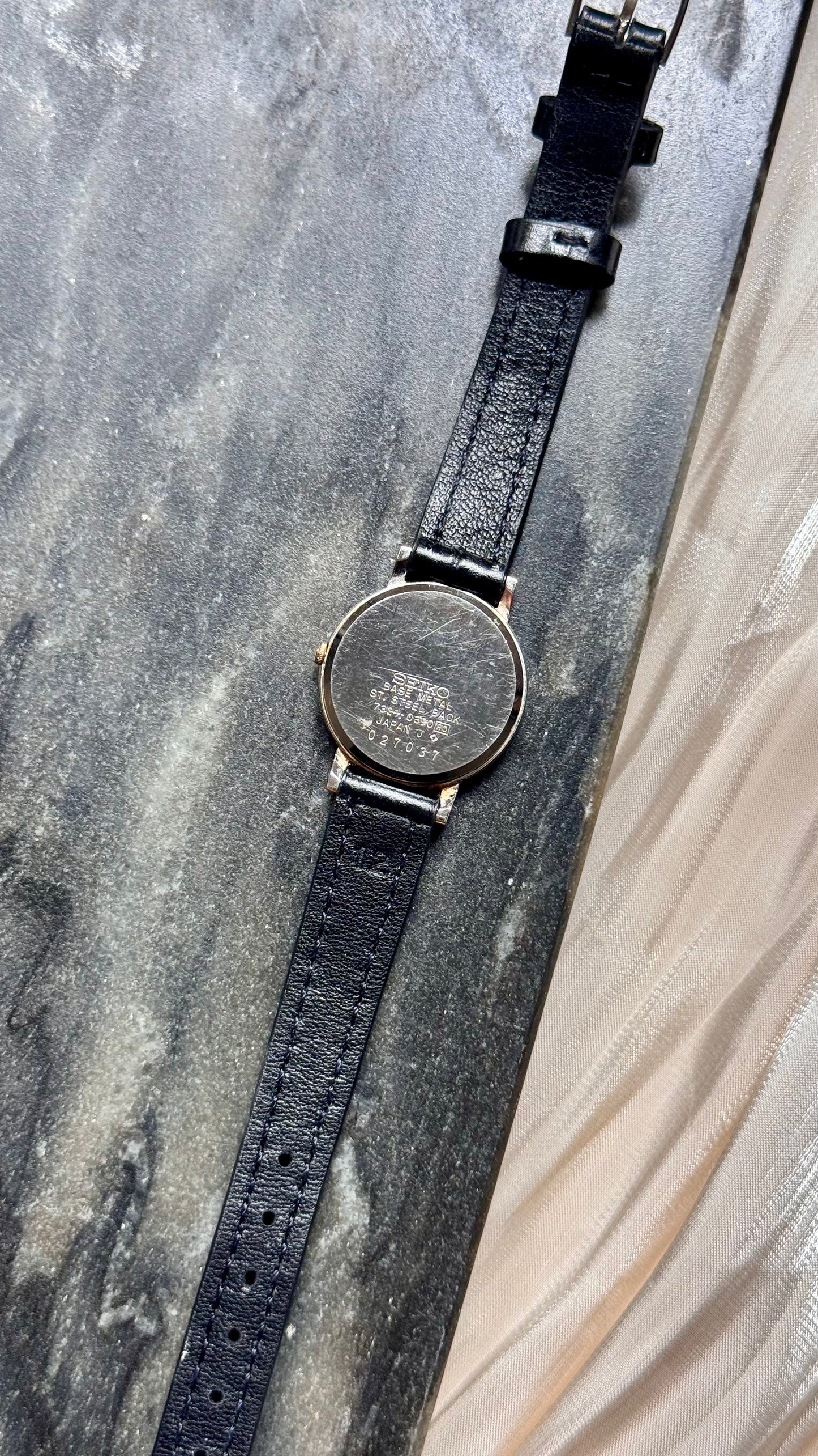 Seiko Exceline vintage watch 1990 - Bespoke Genuine Leather