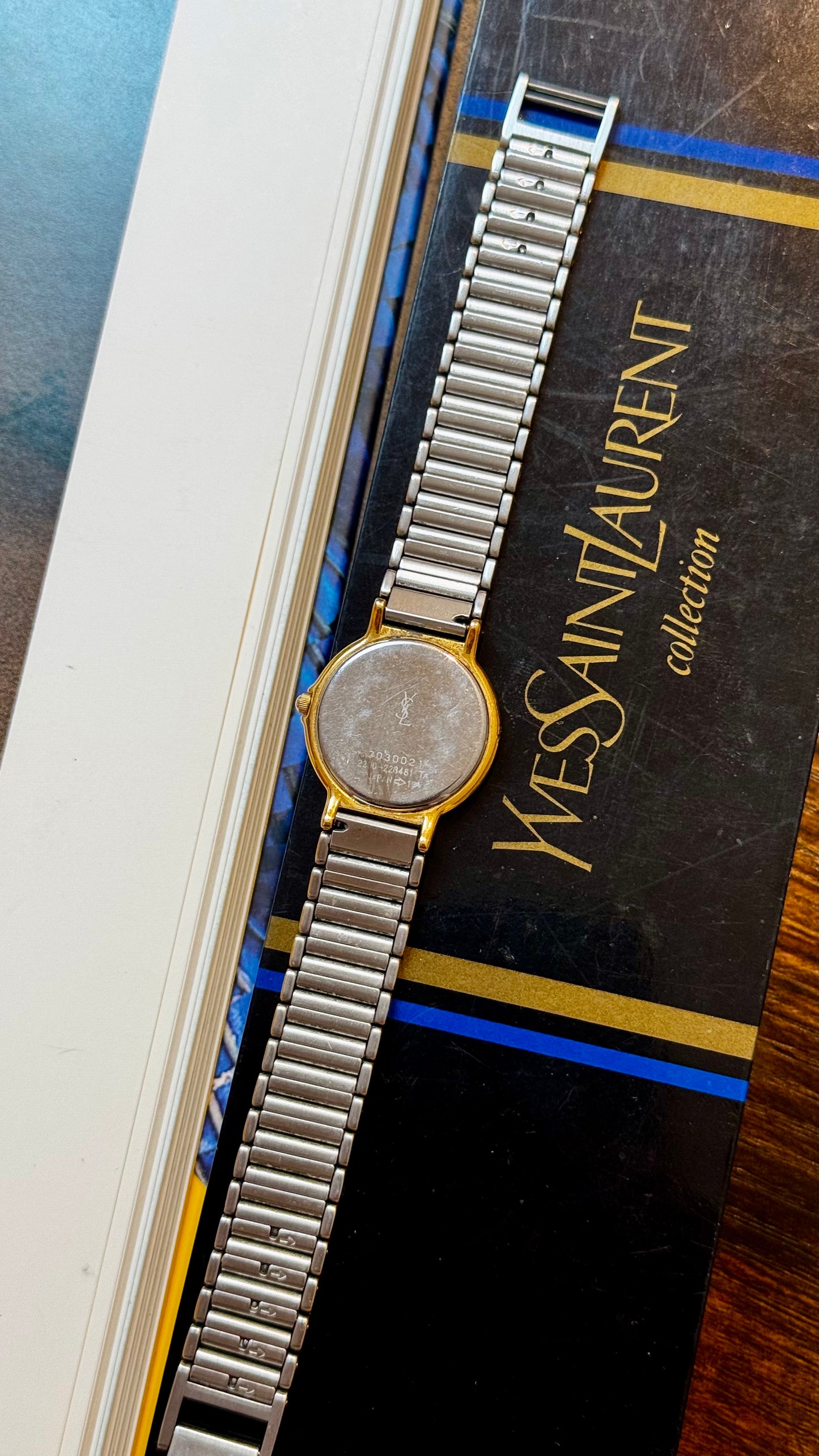 Yves Saint Laurent vintage watch (YSL) 1990s - with original box