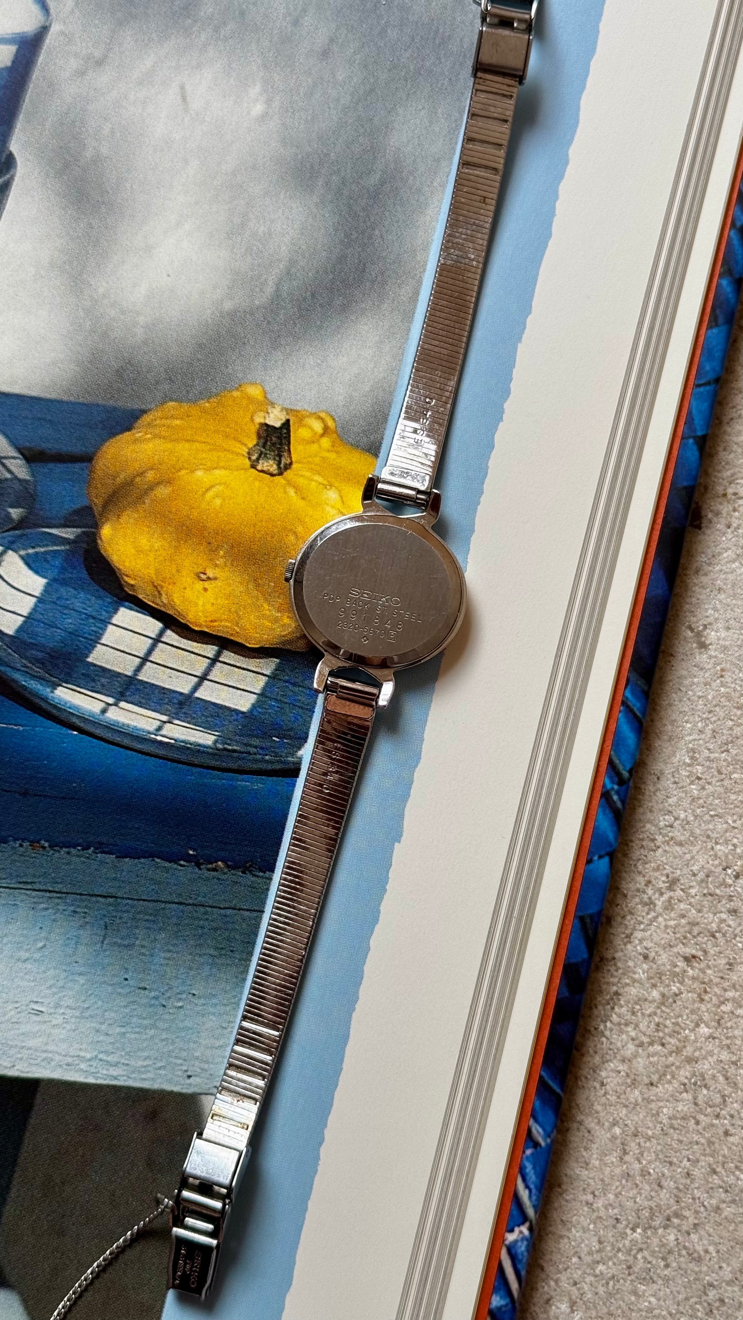 Seiko vintage watch 1989 - palladium plated