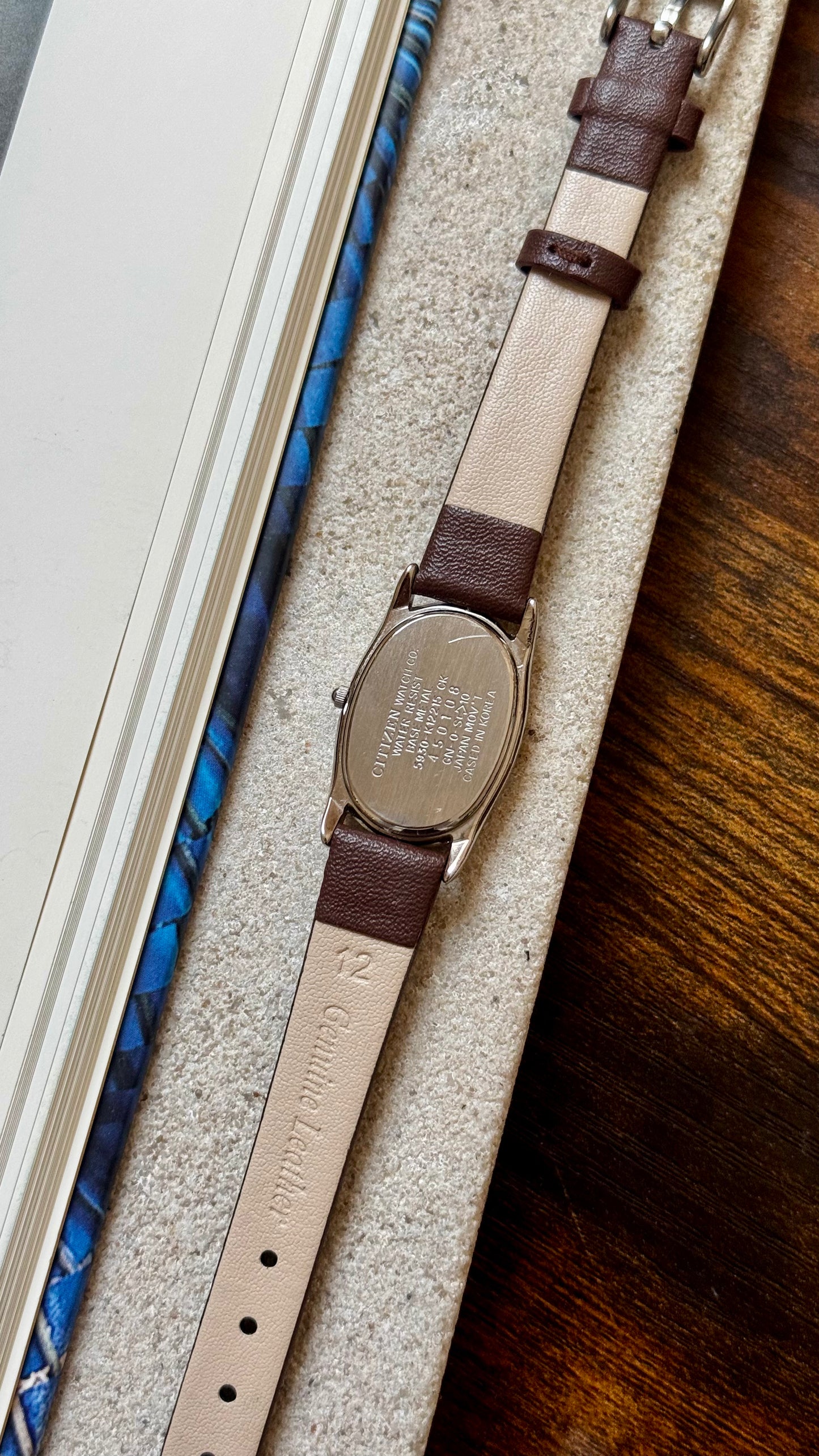 Citizen Baignoire Vintage Watch 1994 - Calf skin