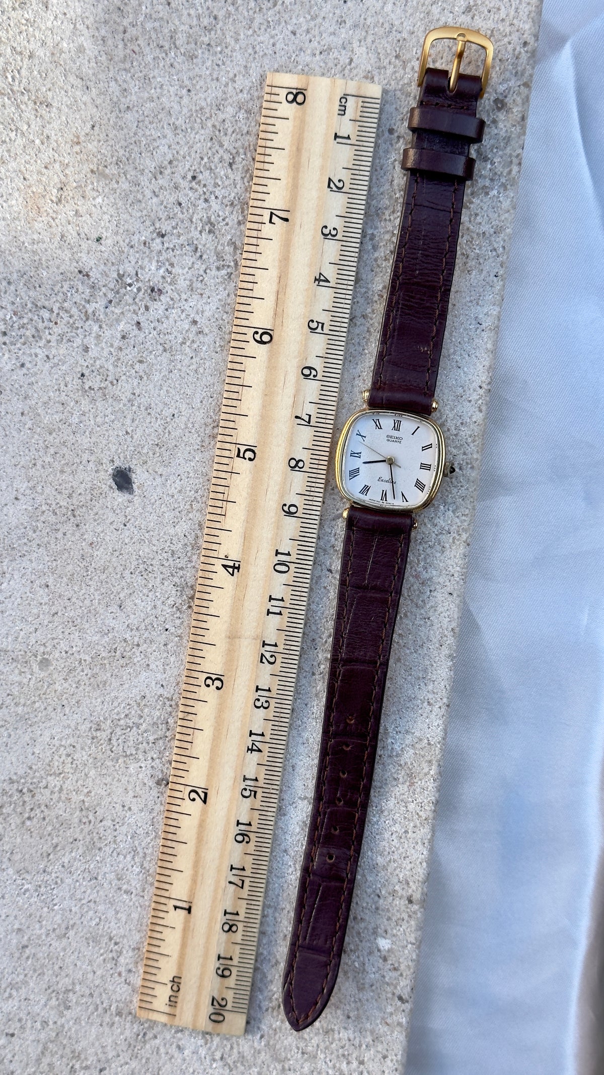 Vintage Seiko Women's Tank Watch 1991 - 30 Micron Gold Plated