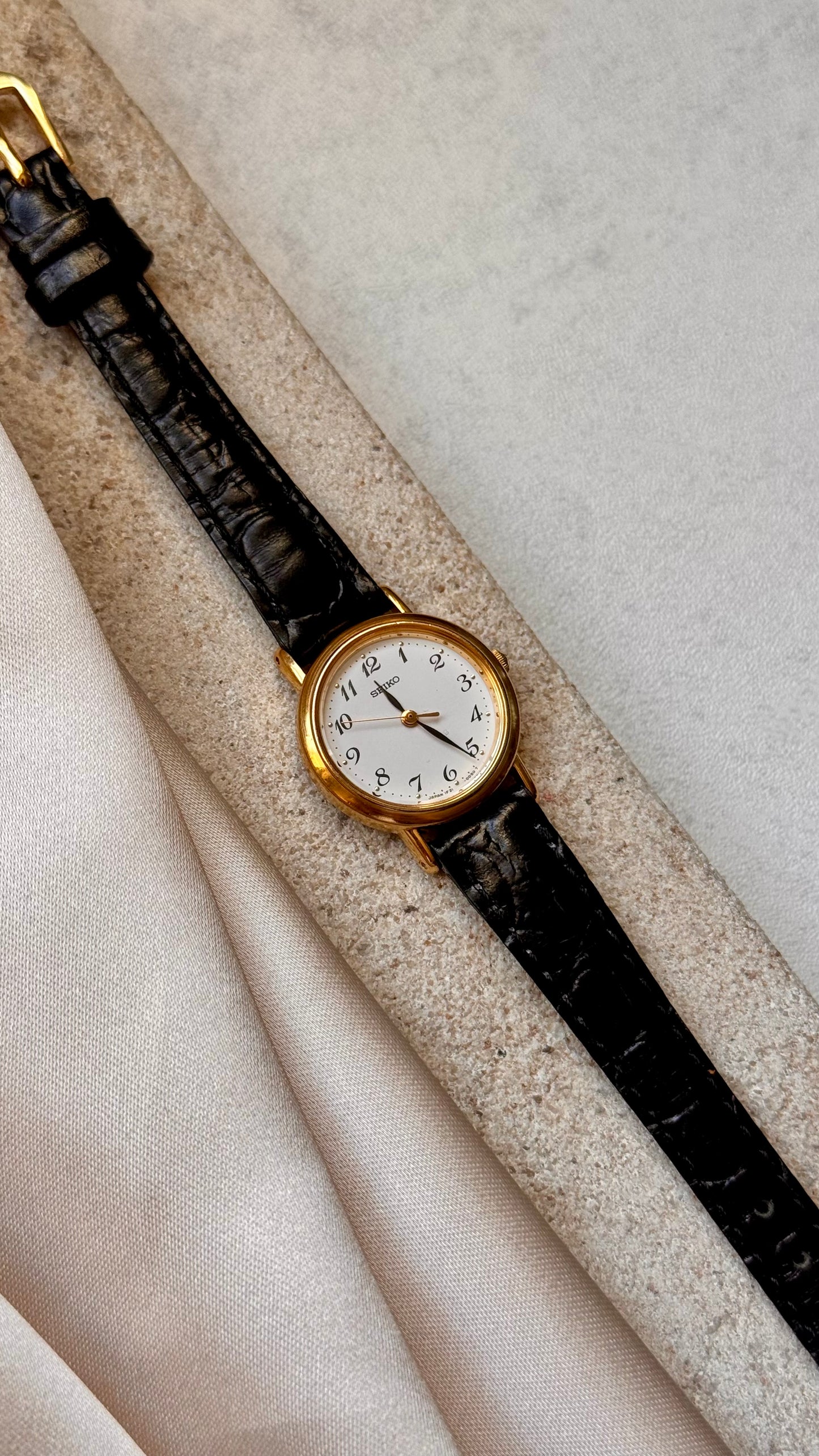 Seiko vintage watch - gold plated