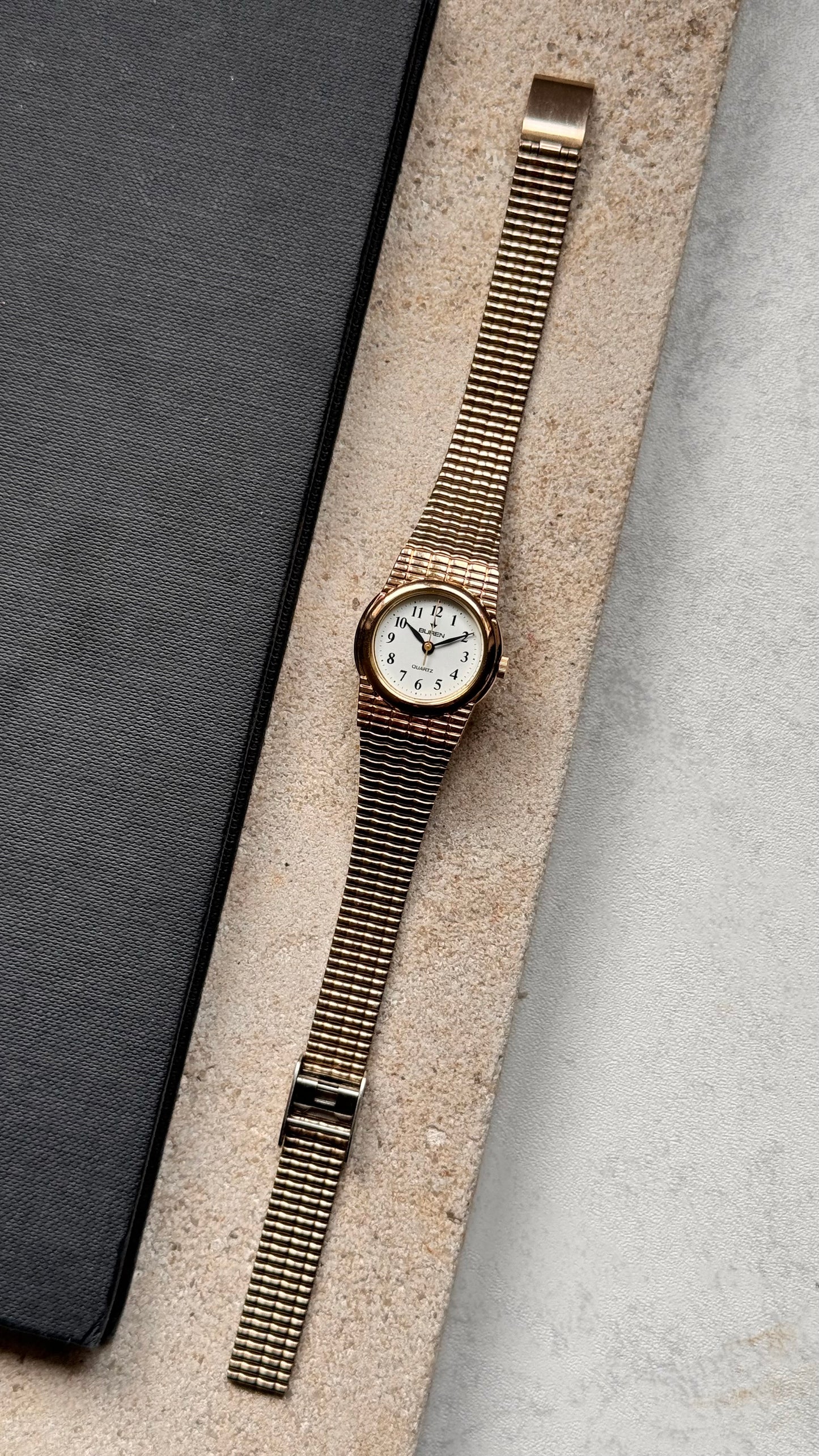 Buren vintage watch - champagne gold