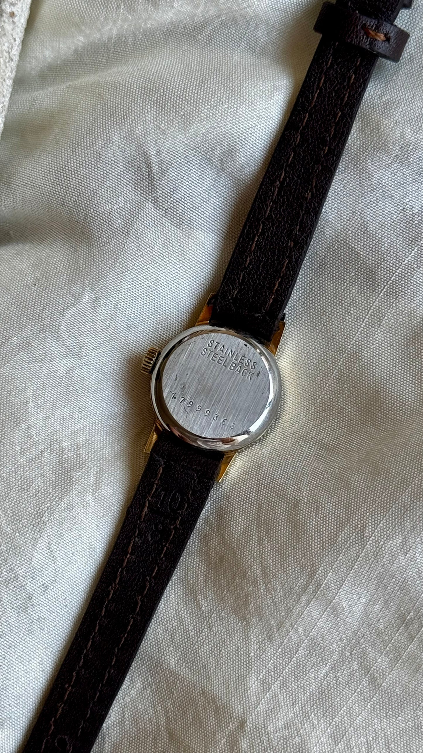 Longines ladies watch - new bespoke strap with original buckle