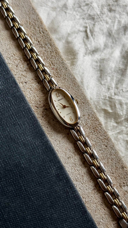 Classic 1996 Seiko Lucent Vintage Watch - Gold Plated, near mint condition