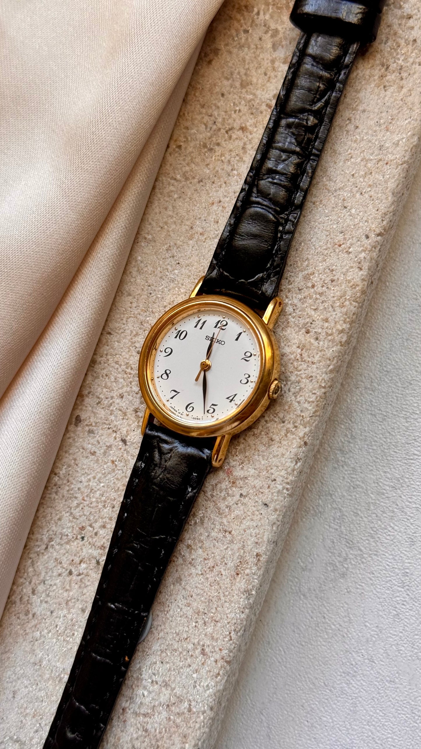 Seiko vintage watch - gold plated