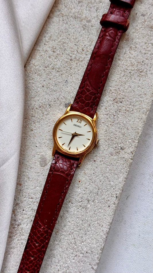 Seiko vintage watch - gold plated