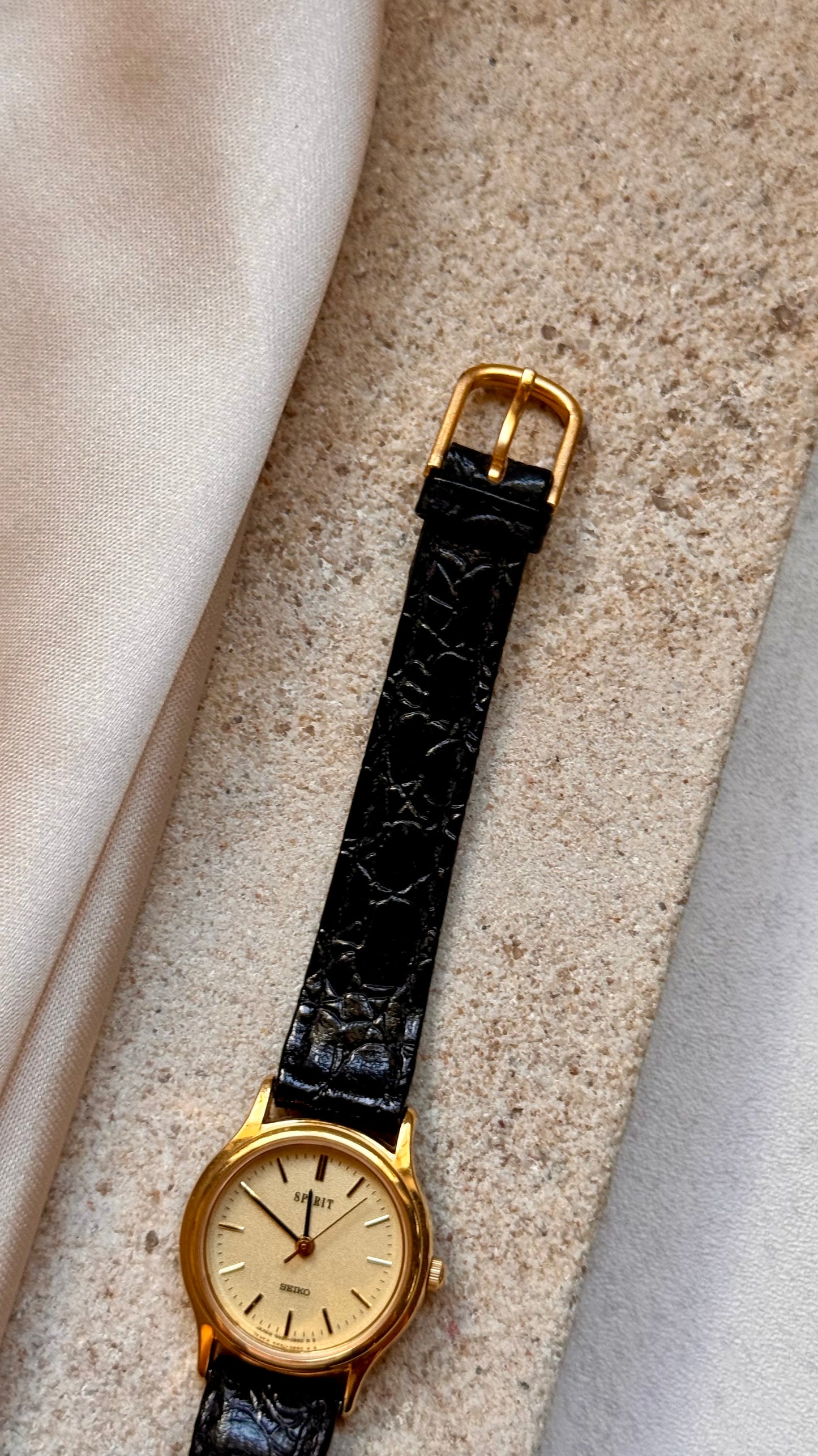 Seiko vintage watch - gold plated