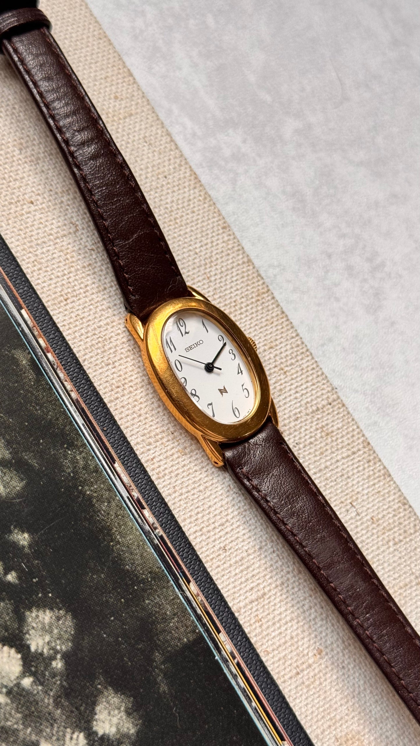 Seiko vintage watch - gold plated