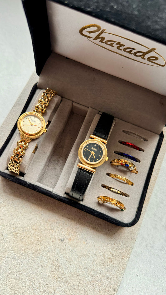 Interchangeable bezel vintage watches