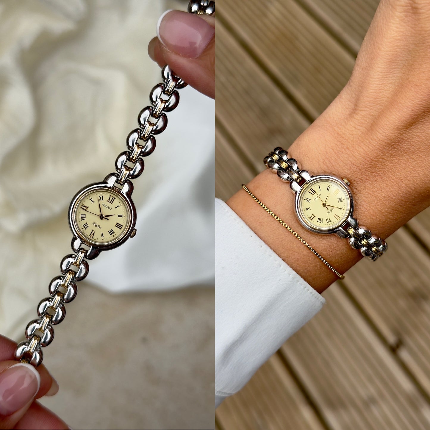 1991 Seiko Belfina vintage watch- Roman dial