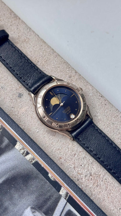Seiko Alba Success vintage watch with moonphase calendar
