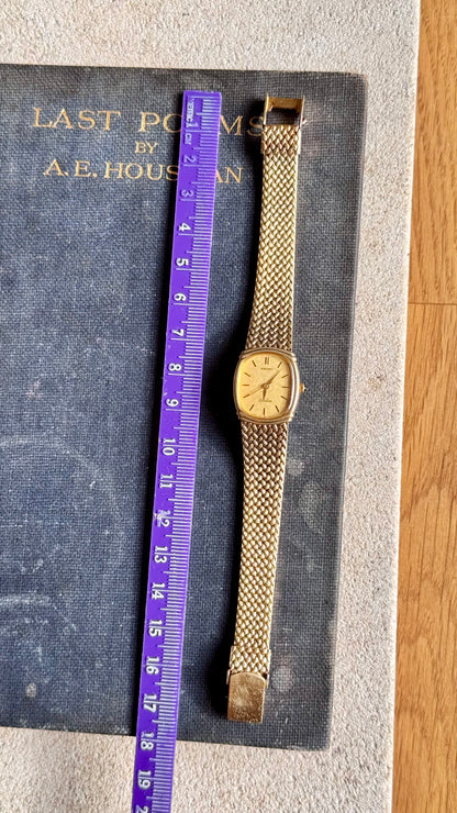 Vintage Seiko Watch - 18k Gold Plated