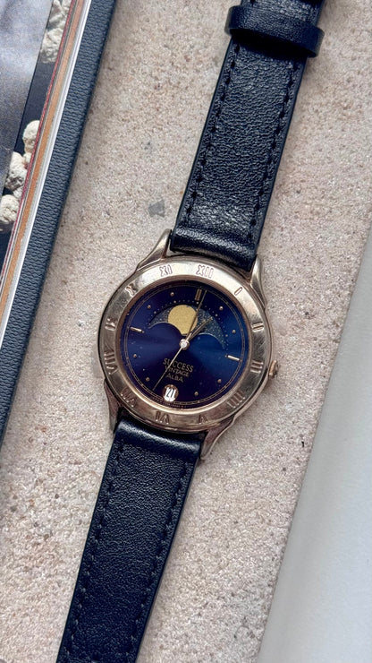 Seiko Alba Success vintage watch with moonphase calendar