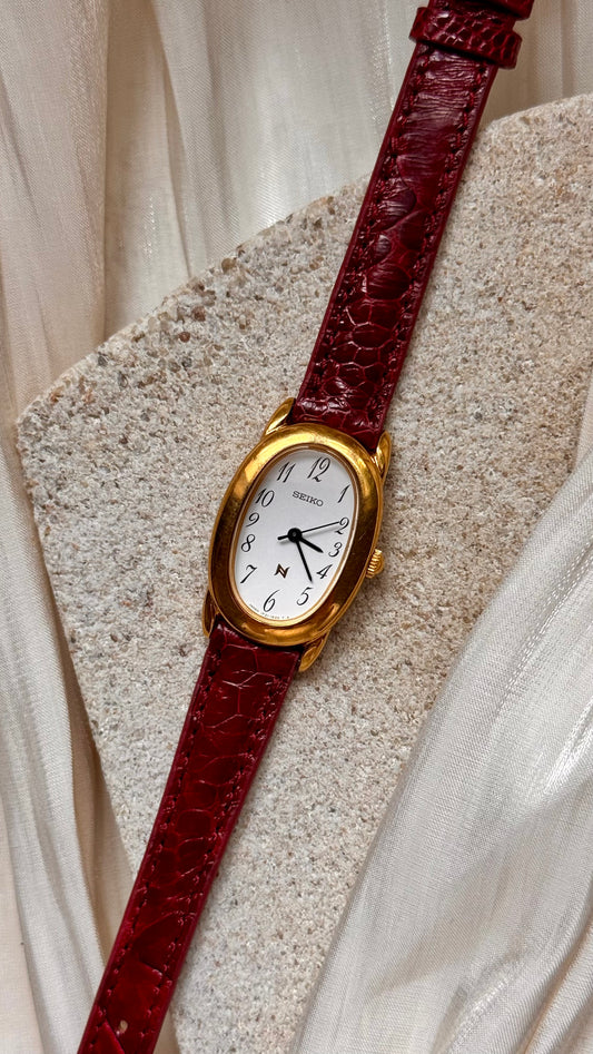 Seiko 1998 vintage watch - gold plated