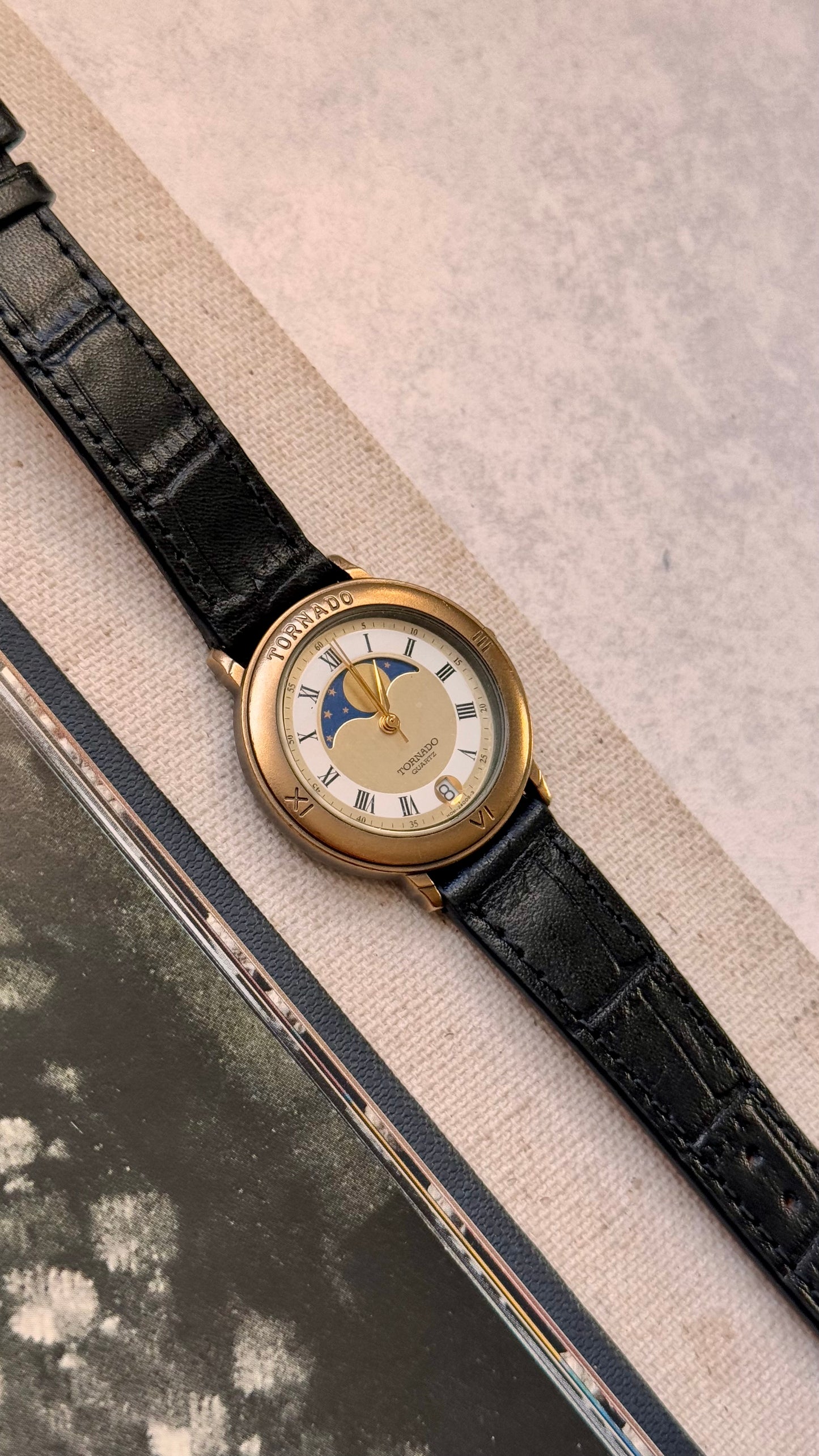 Seiko Tornado Moonphase vintage watch