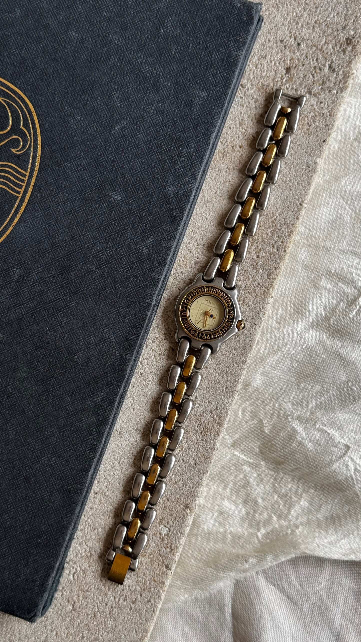 Rare 1991 Seiko Presage Vintage Watch - Gold Plated