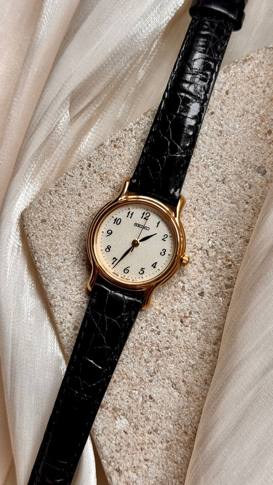 Seiko 1989 vintage watch - gold plated