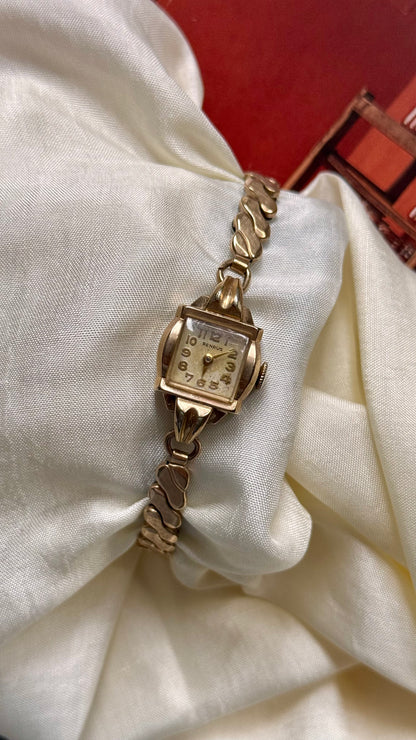 Benrus 10ct rolled gold vintage watch - mechanical movement