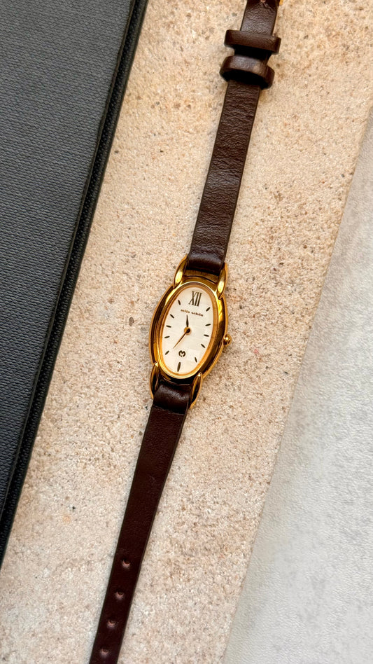 Mila Schön vintage watch - gold plated