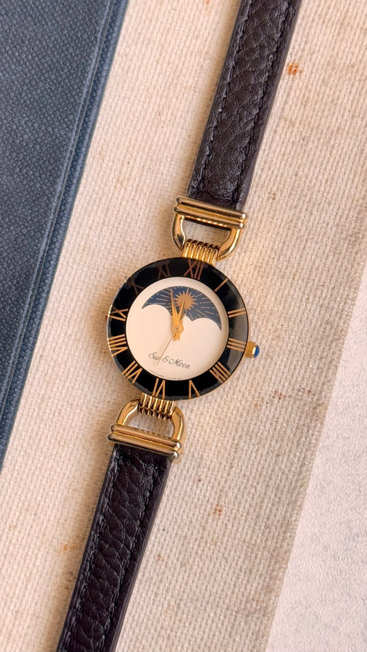 Sun&moon vintage watch