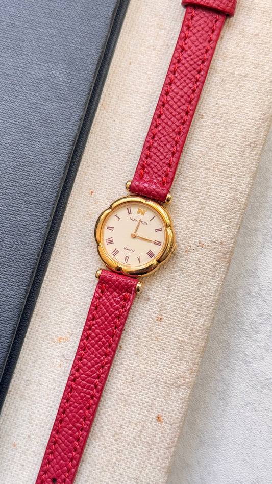 Nina Ricci vintage watch - gold plated