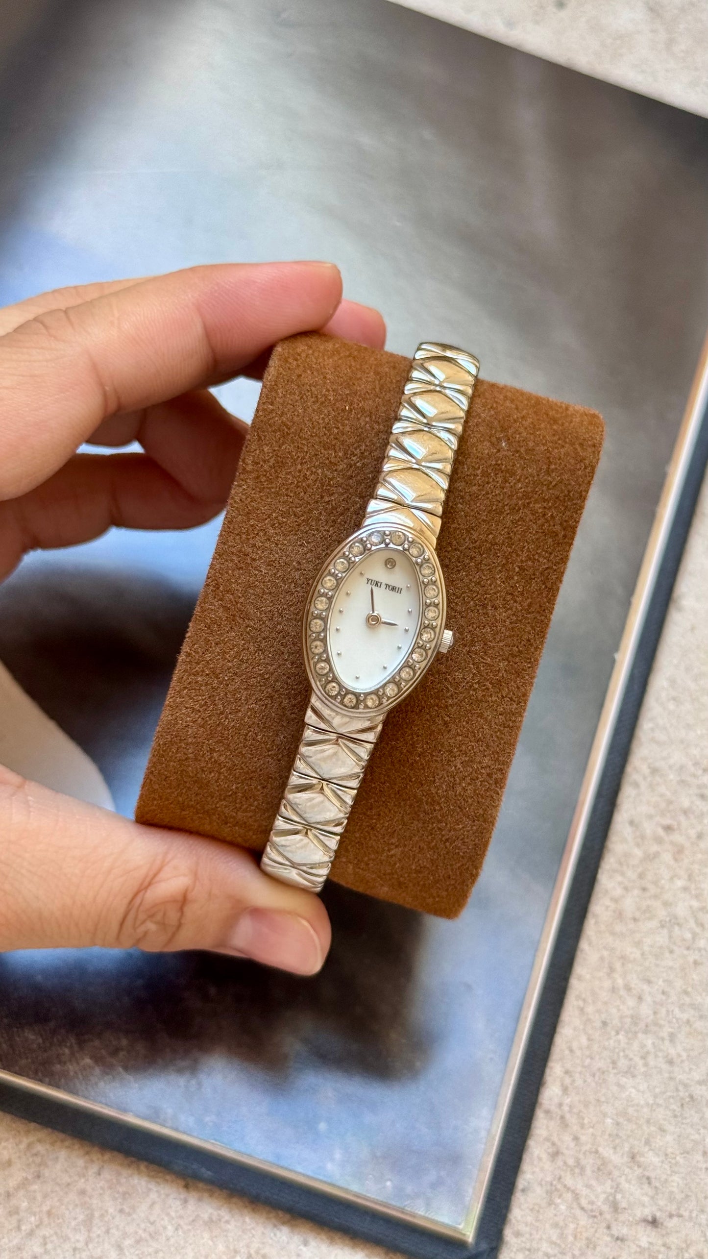 Yuki Torri Citizen vintage watch - Mother of Pearl dial