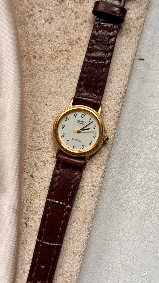 Seiko Exceline vintage watch - 30 micron gold plated