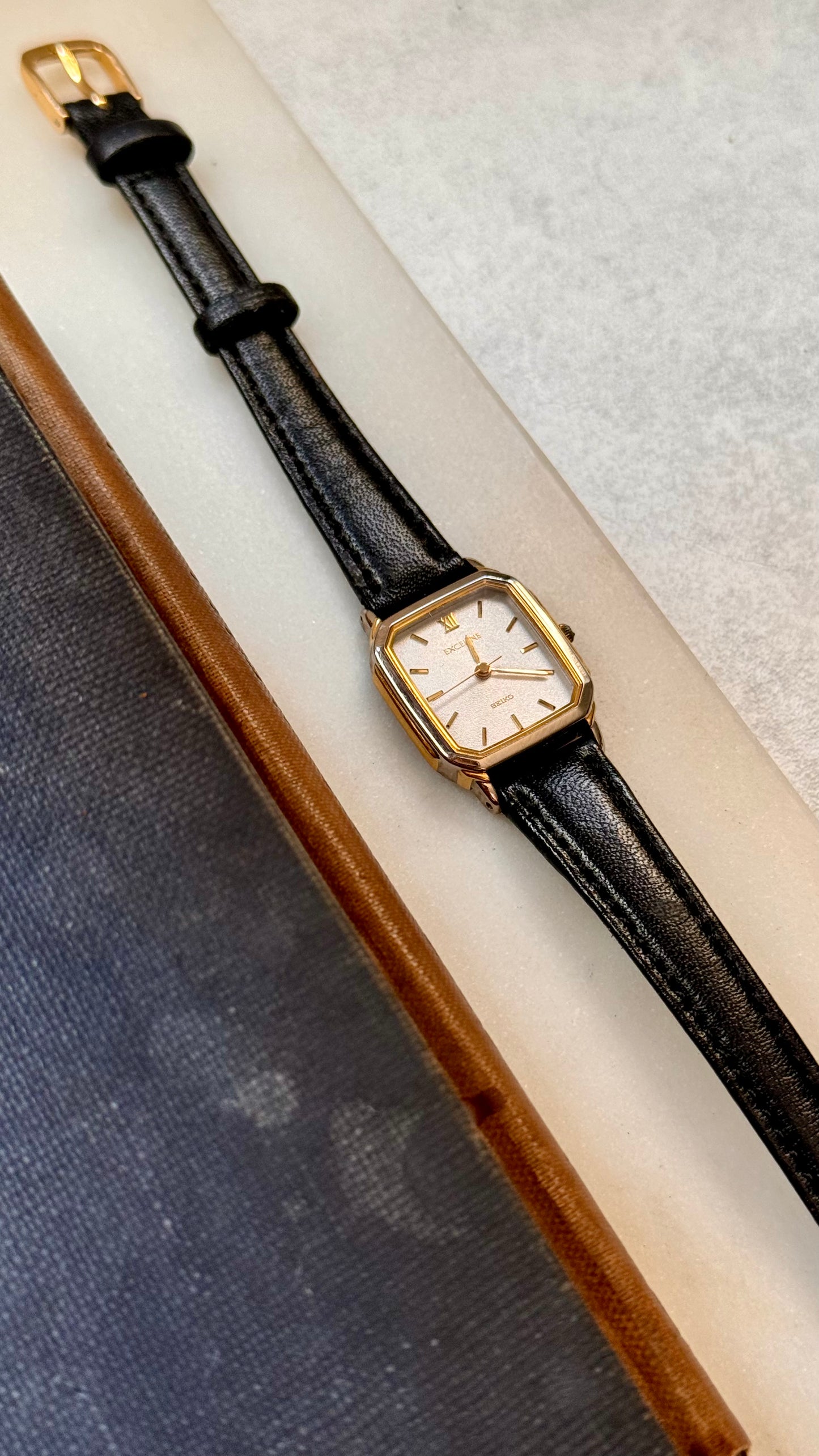 Seiko Exceline vintage watch - gold plated