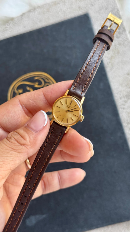 Longines ladies watch - new bespoke strap with original buckle