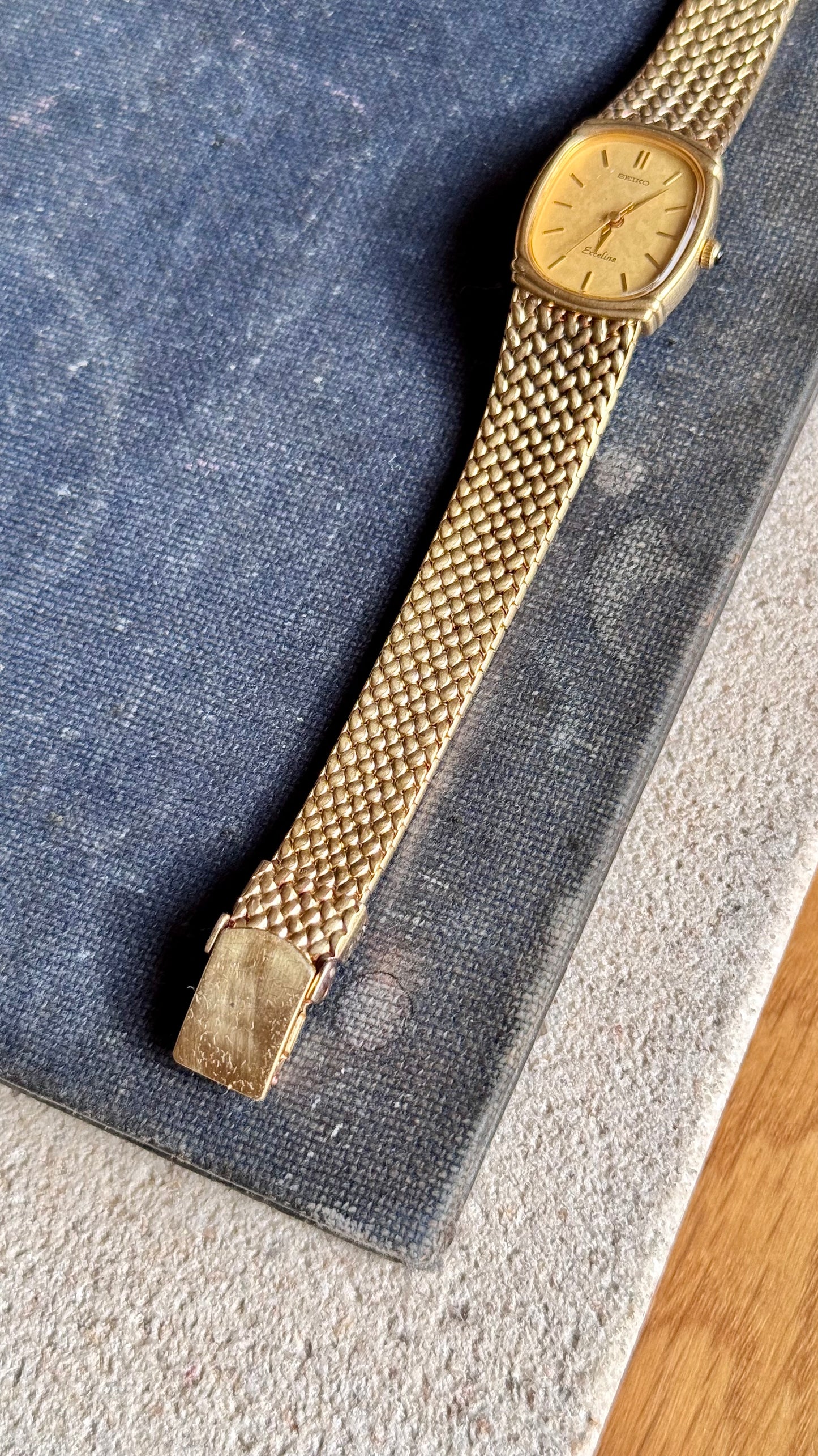 Vintage Seiko Watch - 18k Gold Plated