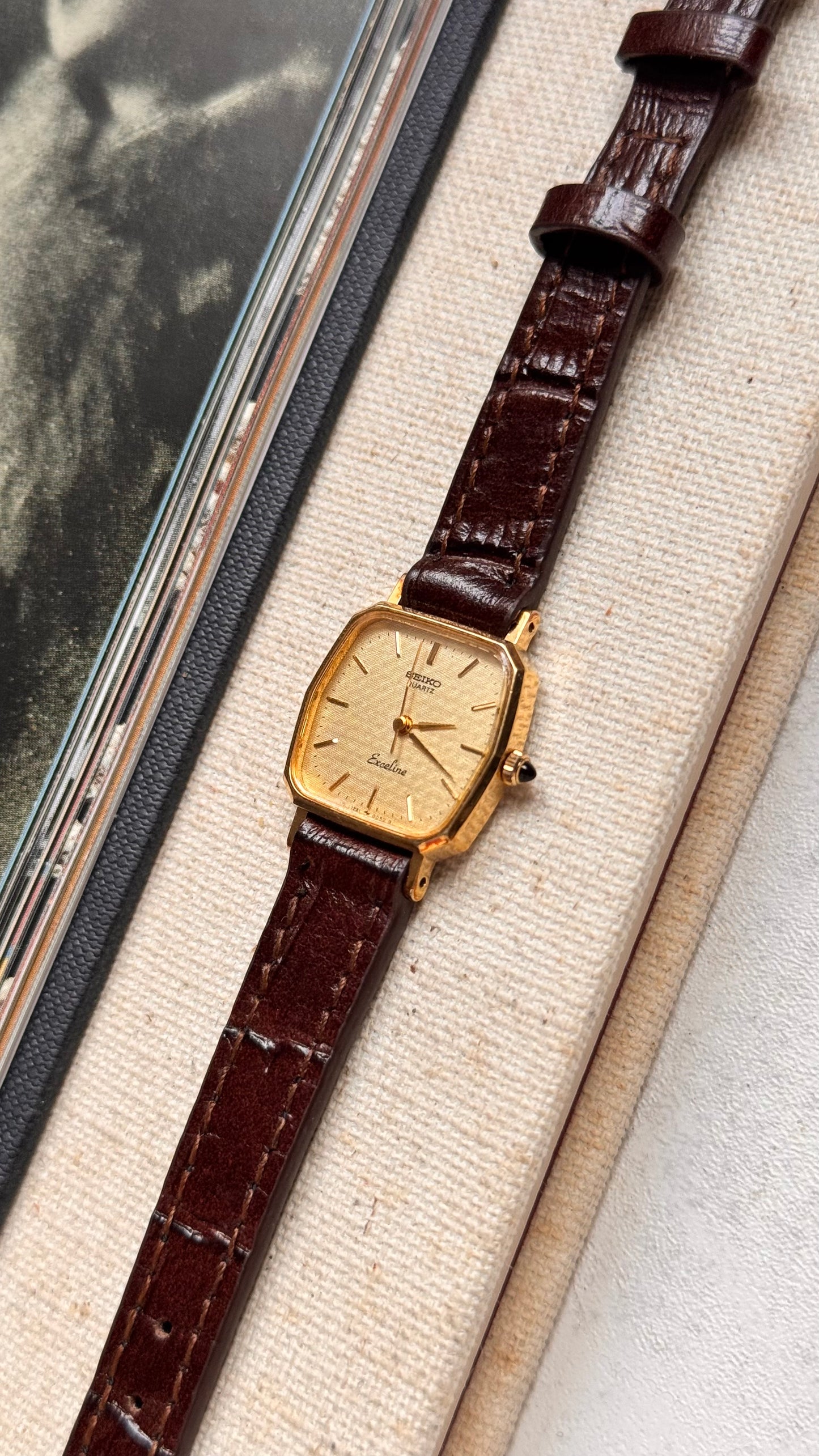 Seiko Exceline vintage watch - gold plated