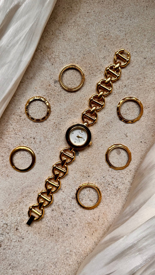 Chrysant Interchangeable bezel vintage watch