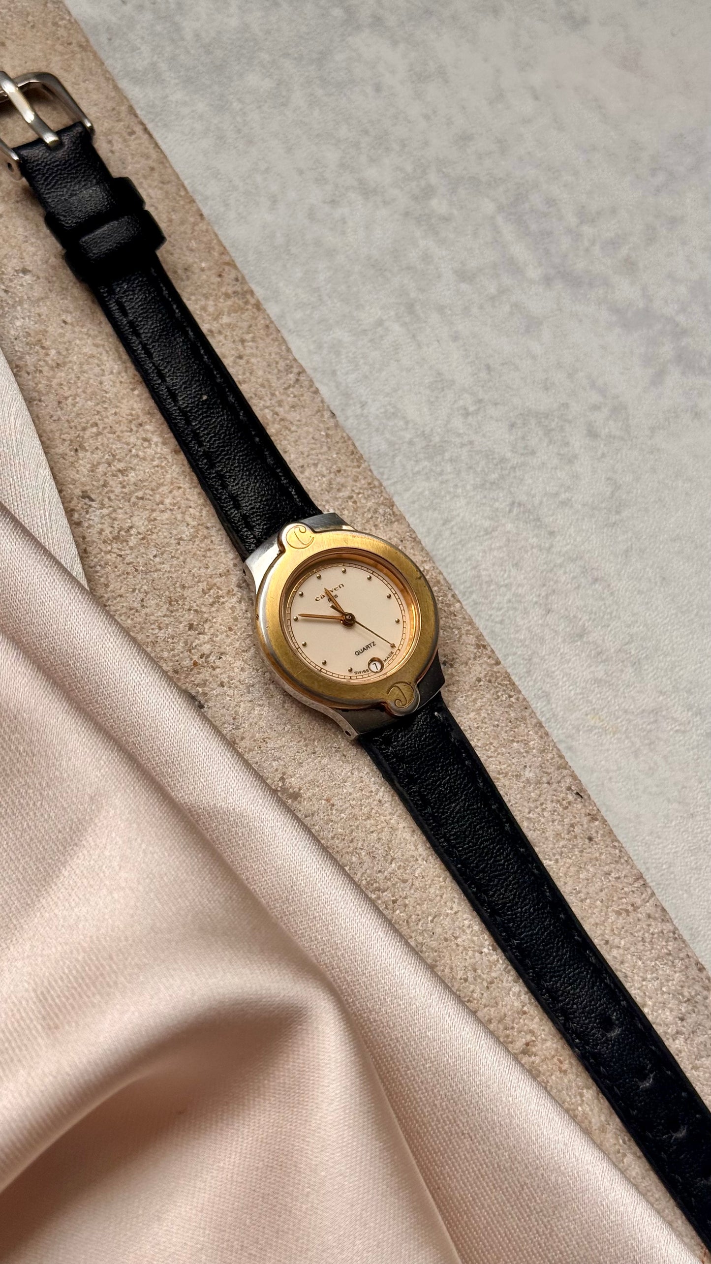 Carven vintage watch - gold plated