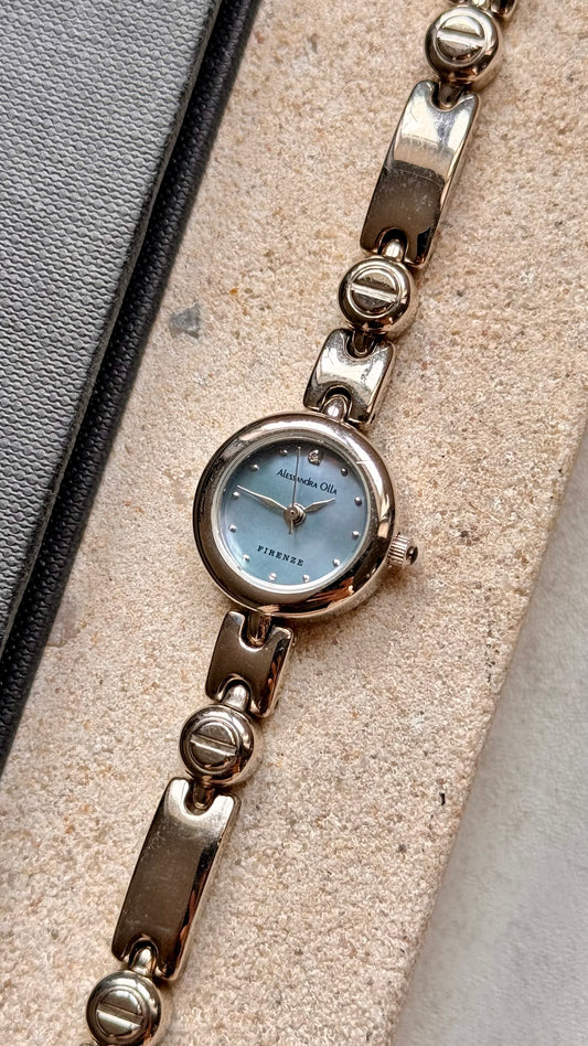 Alessandra Olla vintage watch - Blue Pearl