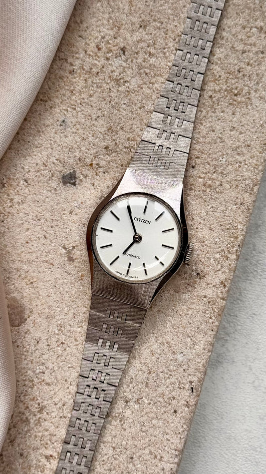 Citizen Automatic vintage watch - white gold plated