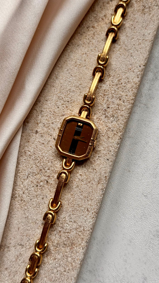 Seiko vintage watch - gold plated