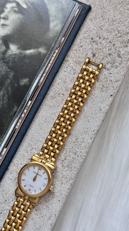 Nina Ricci vintage watch - gold plated