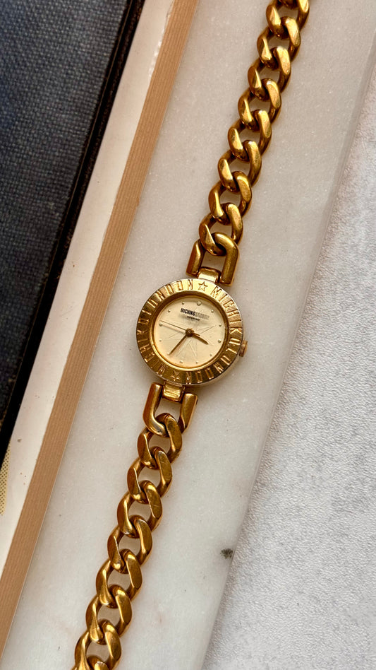 Michiko Koshino vintage watch - gold plated