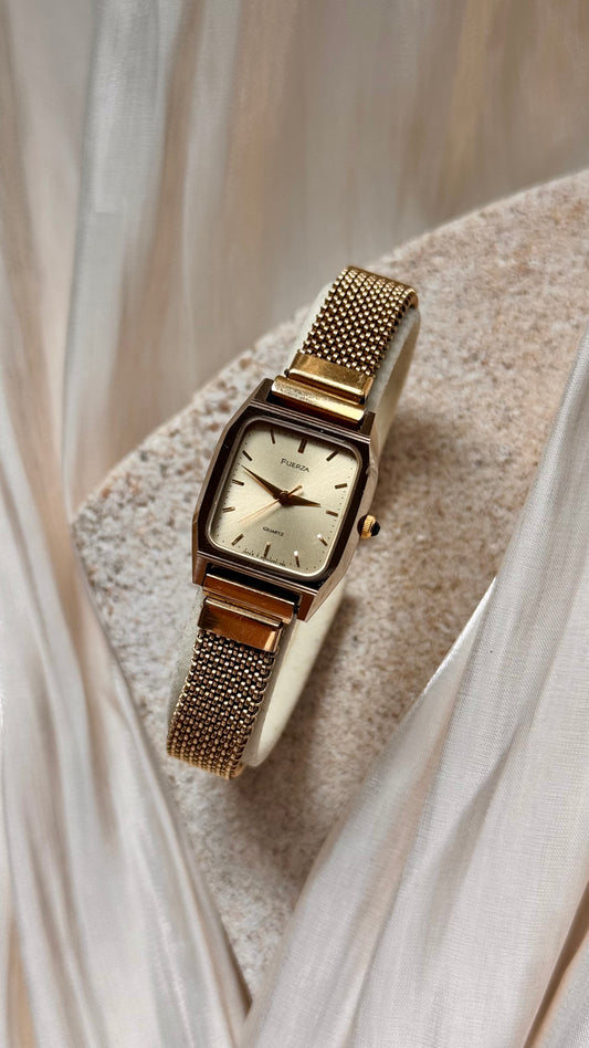 ORIENT vintage watch - Tungsten carbide case and 18k gold plated bracelet
