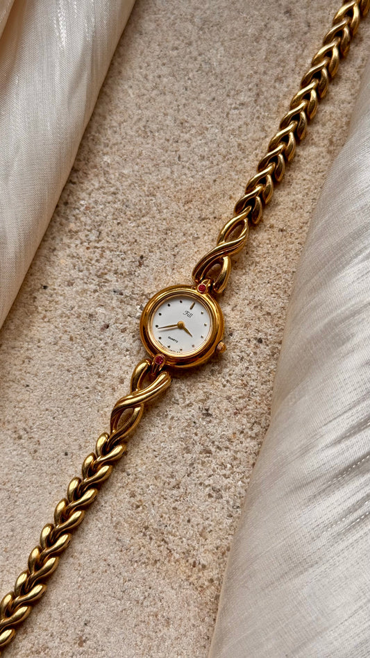 Citizen vintage watch - gold plated with rubies