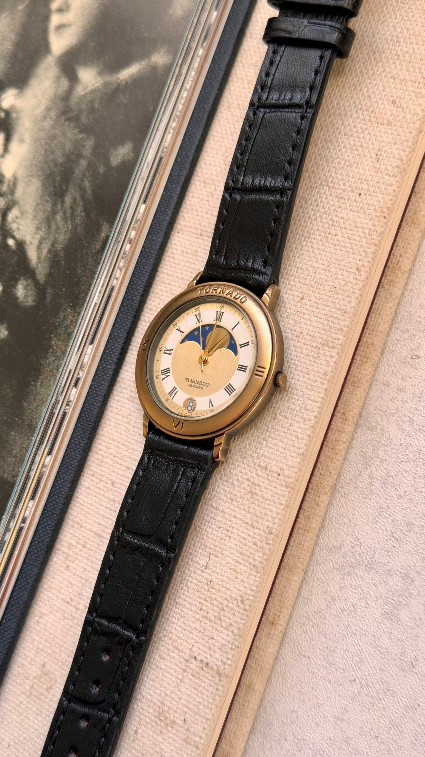 Seiko Tornado Moonphase vintage watch