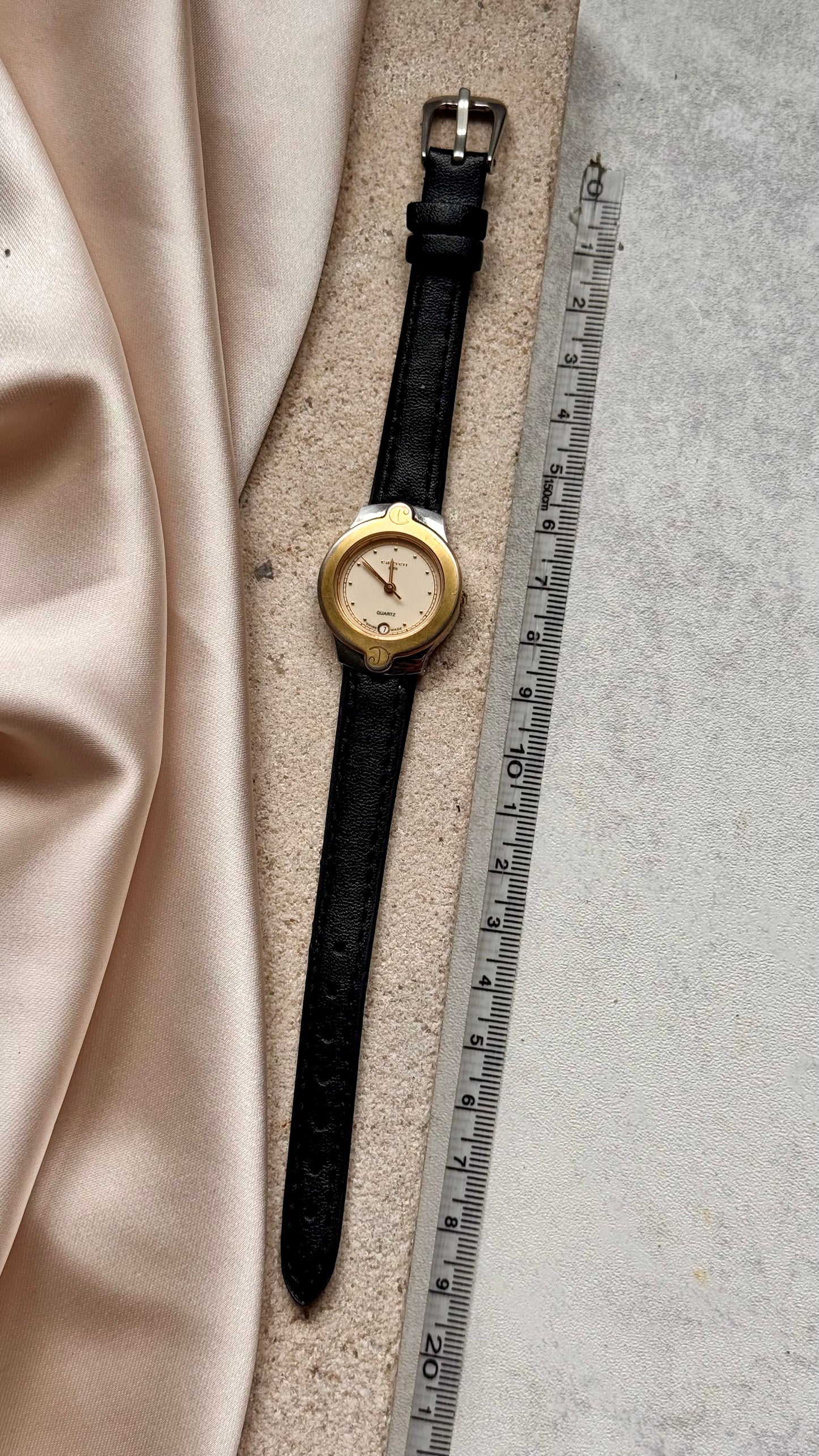 Carven vintage watch - gold plated