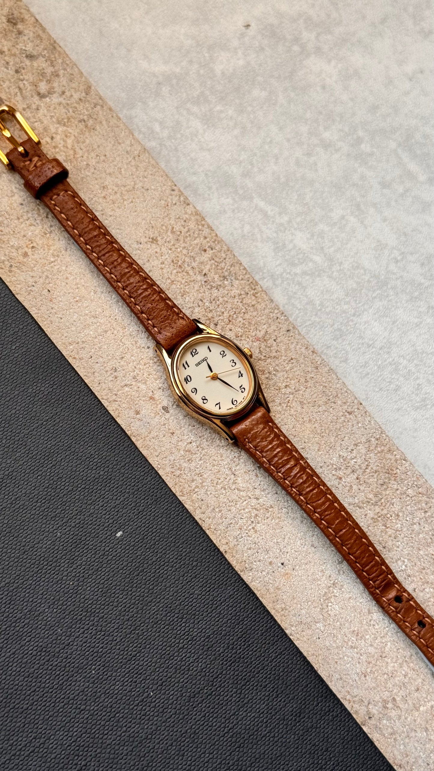 Seiko vintage watch - gold plated