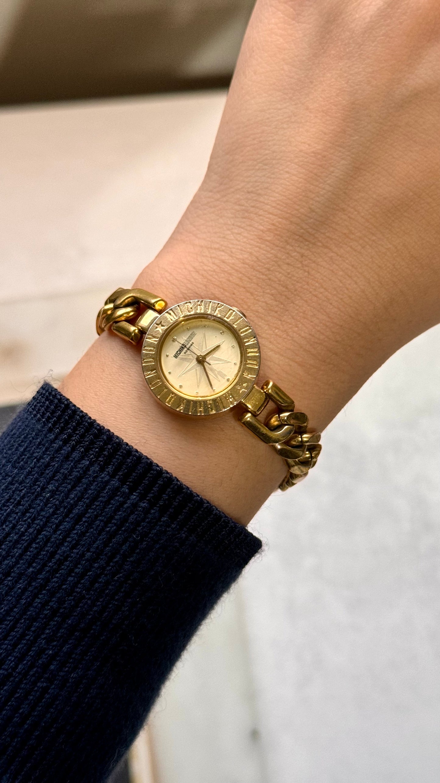 Michiko Koshino vintage watch - gold plated