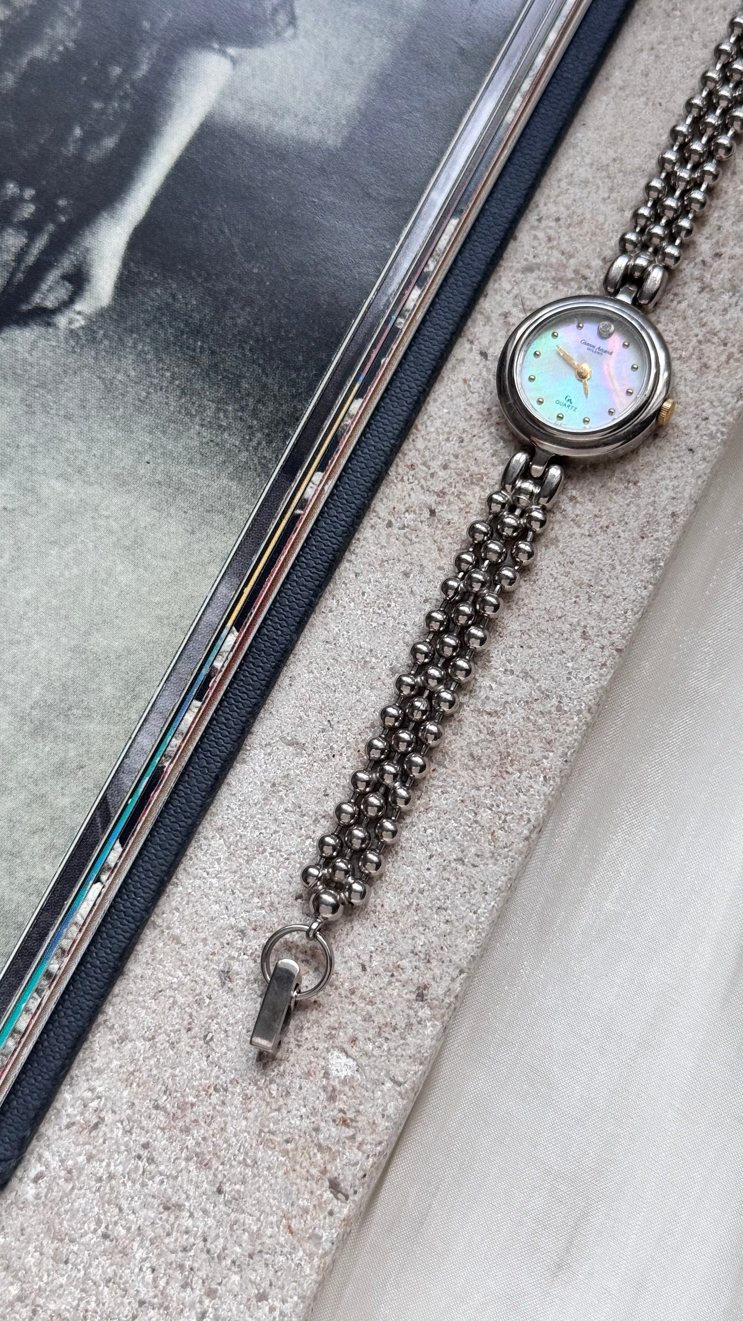 Gianni Accardi vintage watch -  mother of pearl dial