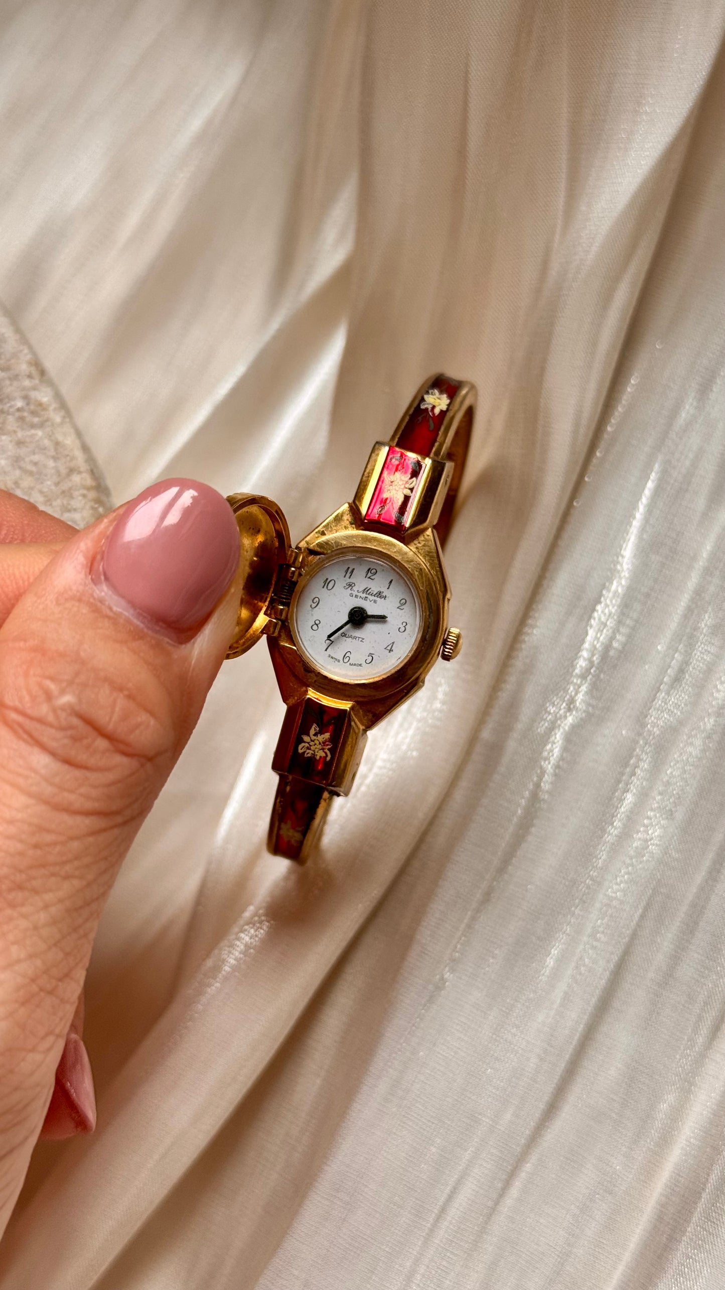 R. Muller Geneve Peekaboo vintage watch