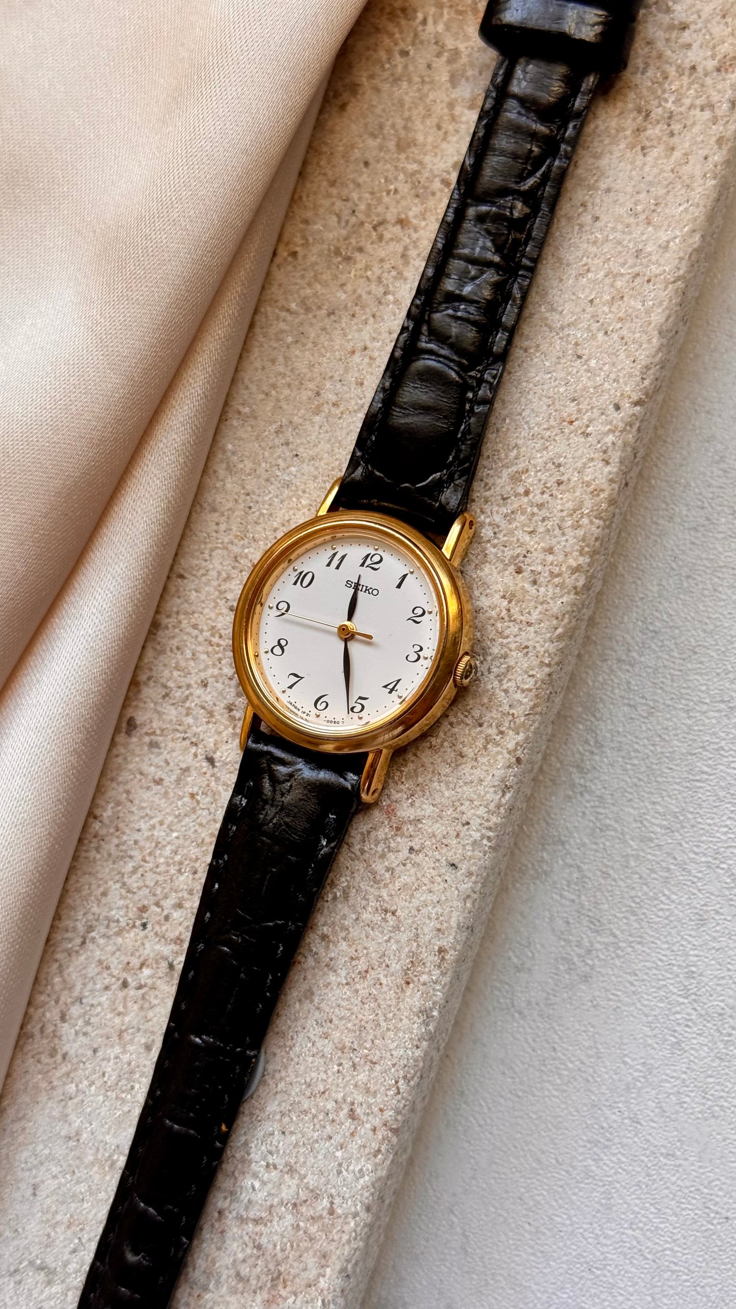 Seiko vintage watch - gold plated