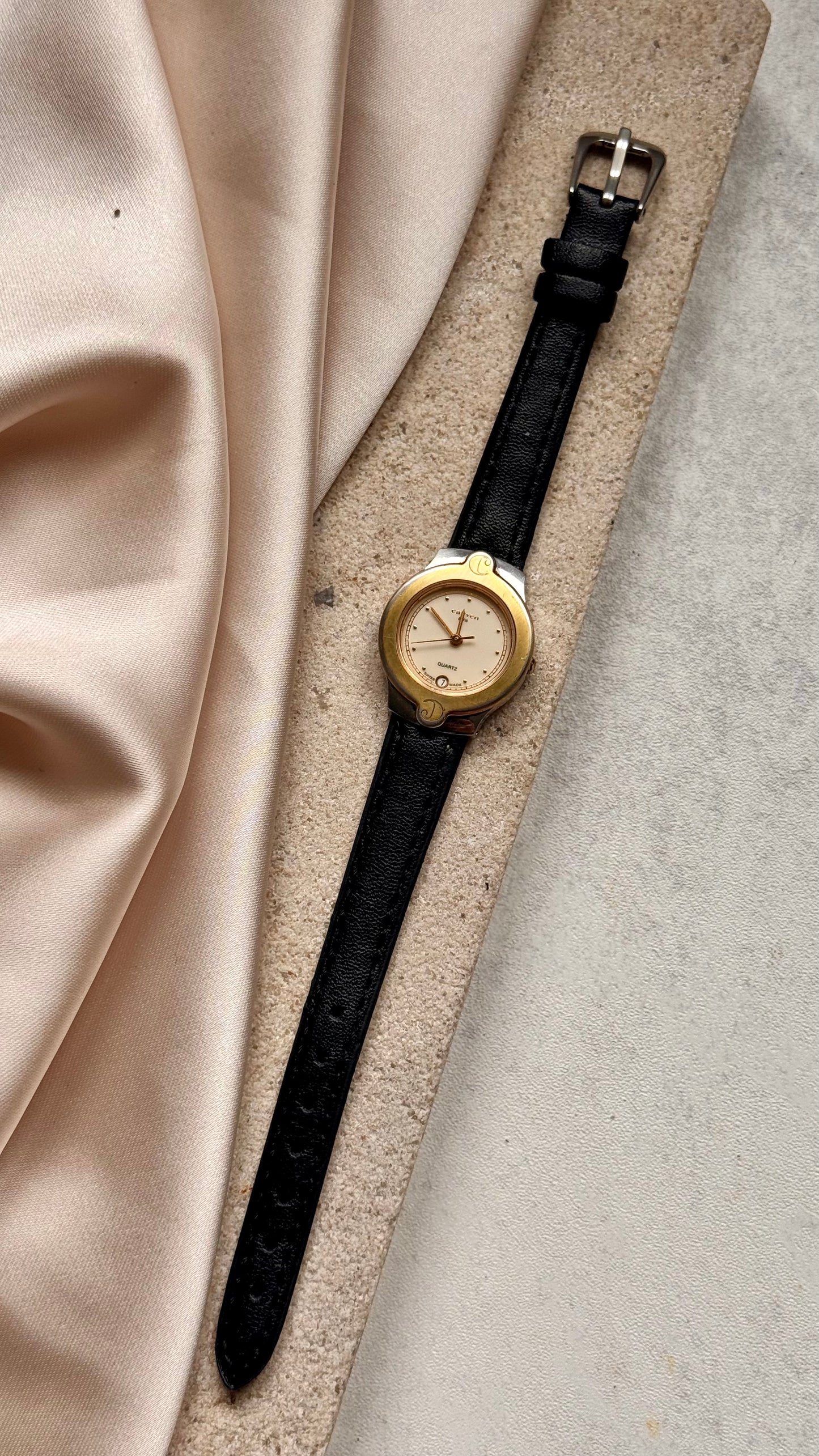 Carven vintage watch - gold plated